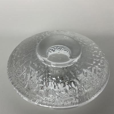 -240- ORREFORS | Marked Crystal Candle Holder