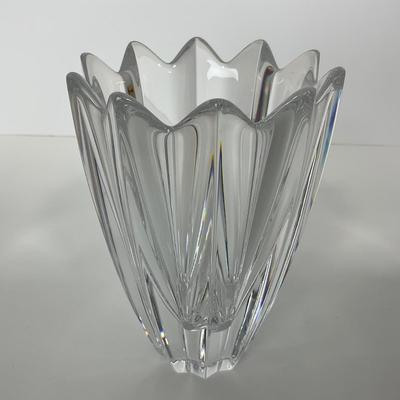 -242- ORREFORS | Signed Heavy Crystal Vase