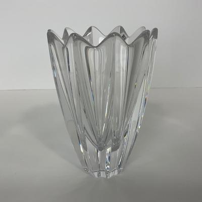 -242- ORREFORS | Signed Heavy Crystal Vase