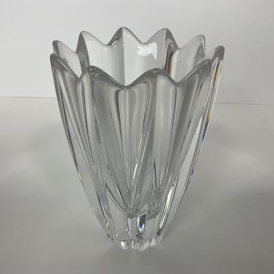 -242- ORREFORS | Signed Heavy Crystal Vase