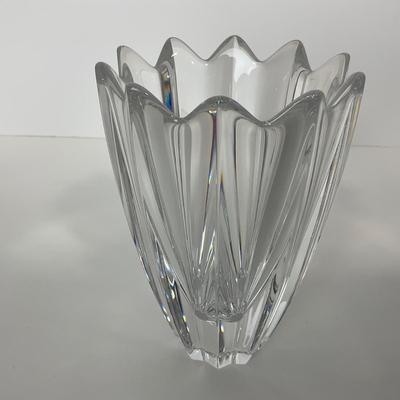 -242- ORREFORS | Signed Heavy Crystal Vase