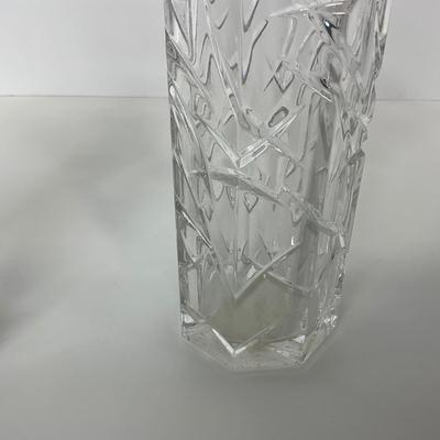 -244- WATERFORD | By Marquis Clear Crystal Vase