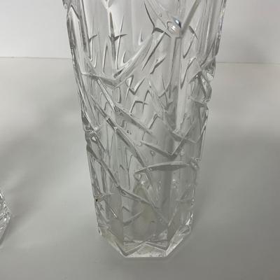 -244- WATERFORD | By Marquis Clear Crystal Vase