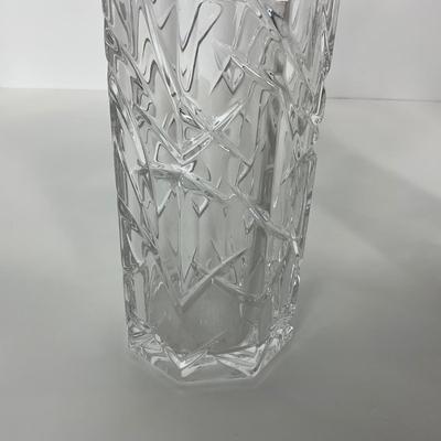 -244- WATERFORD | By Marquis Clear Crystal Vase
