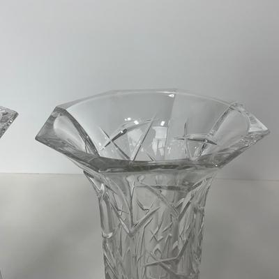 -244- WATERFORD | By Marquis Clear Crystal Vase