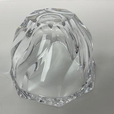 -246- ORREFORS | Signed Heavy Crystal Dish