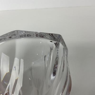 -246- ORREFORS | Signed Heavy Crystal Dish