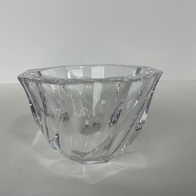 -246- ORREFORS | Signed Heavy Crystal Dish