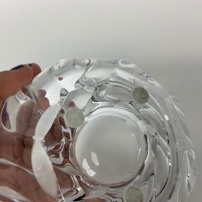 -246- ORREFORS | Signed Heavy Crystal Dish