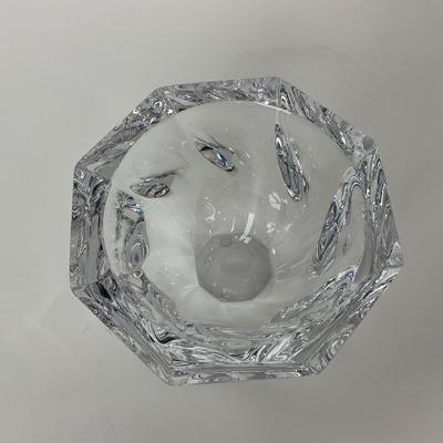 -246- ORREFORS | Signed Heavy Crystal Dish