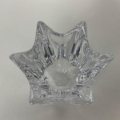 -248- ORREFORS | Signed & Sticker Small Crystal Vase