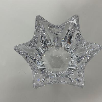 -248- ORREFORS | Signed & Sticker Small Crystal Vase