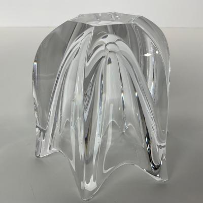 -248- ORREFORS | Signed & Sticker Small Crystal Vase
