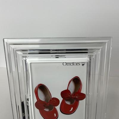 -249- ORREFORS | Signed & Sticker Crystal Frame