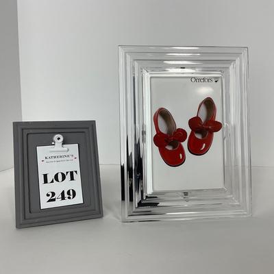 -249- ORREFORS | Signed & Sticker Crystal Frame