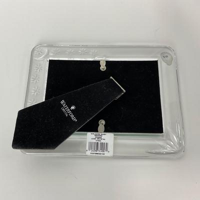 -250- WATERFORD | Signed & Sticker Crystal Frame
