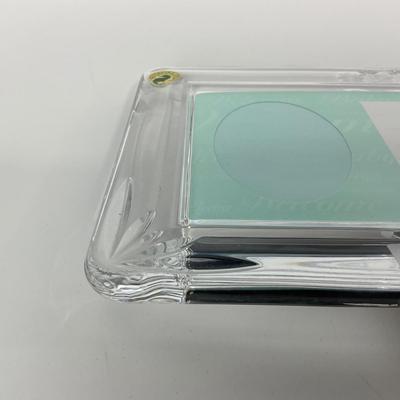-250- WATERFORD | Signed & Sticker Crystal Frame