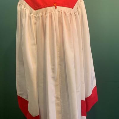 Regency Choir Robe with Embroidered Dove of Peace - American Made (Size Large)"