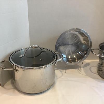 211 Martha Stewart Steam Pots with Sauce Pot