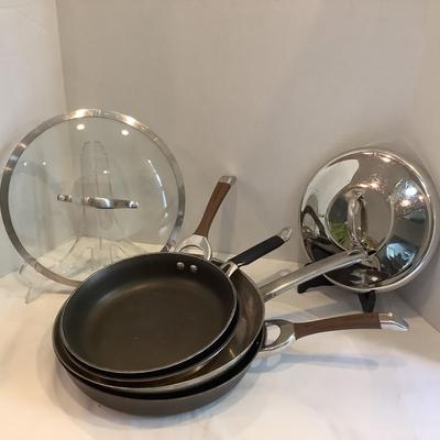 224 Circulon and Calphalon Pan Lot