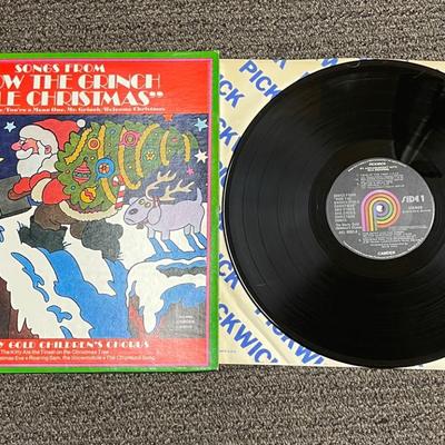 Songs From How The Grinch Stole Christmas Vinyl Record LP 33 rpm