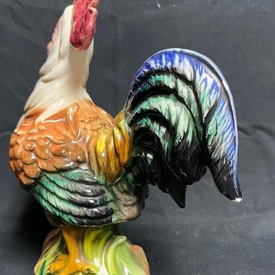 Rooster Chicken Figurine Statue Italian Ceramic from Italy