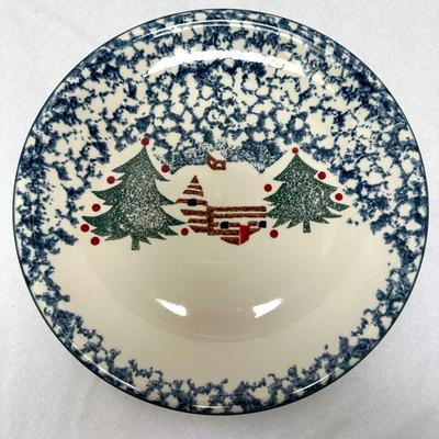Tienshan Folk Craft Christmas Plate