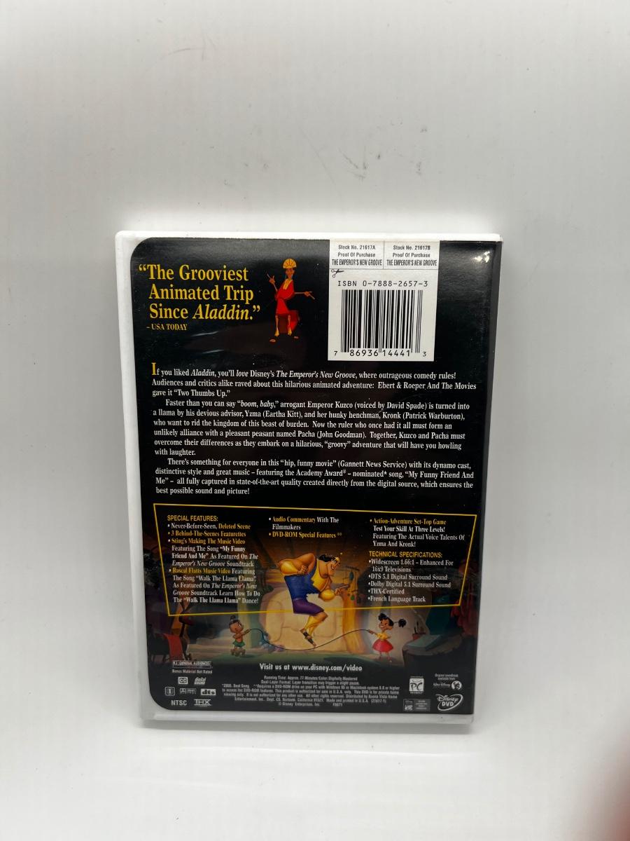 Walt Disney The Emperors New Groove DVD | EstateSales.org