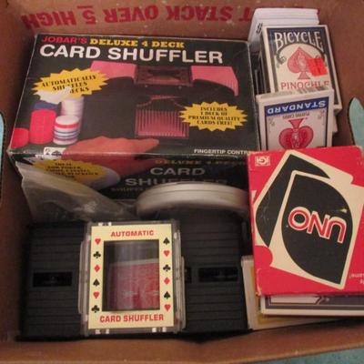 Card Shuffler & Decks Of Cards