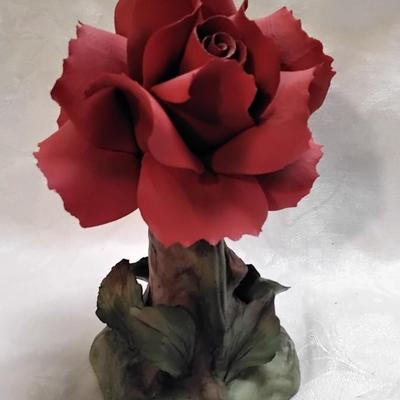 Capodimonte Red Rose