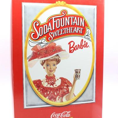 Soda Fountain Sweetheart Barbie Coca-Cola Mattel 15762 in Box