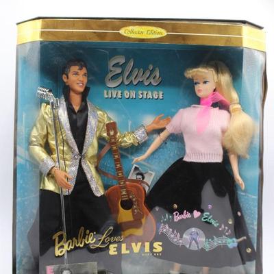 Barbie Loves Elvis Double Doll Collectors Edition Mattel 17450 in Original Box