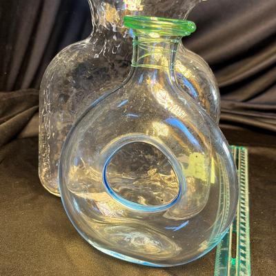 Blenko Carafe & Studio Art Bottle