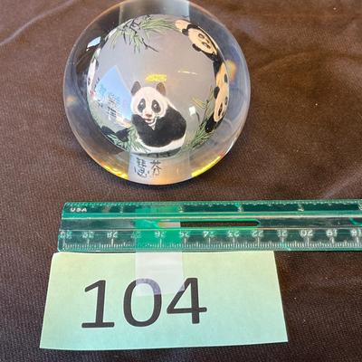 Chinese Interior Painted Paperweight