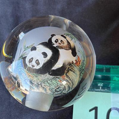 Chinese Interior Painted Paperweight