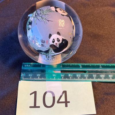 Chinese Interior Painted Paperweight