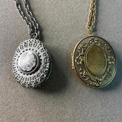 Lockets & vtg earrings