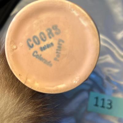 Coors Pottery Matte Vase
