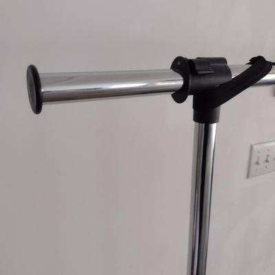 Adjustable Clothes Rack on Casters