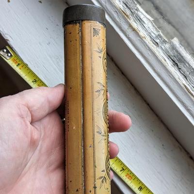 Rare, Well Preserved, Antique Menthol Plaster Tin Container