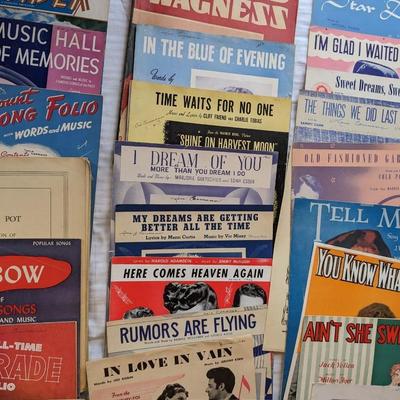 Early 1900's Music Sheets