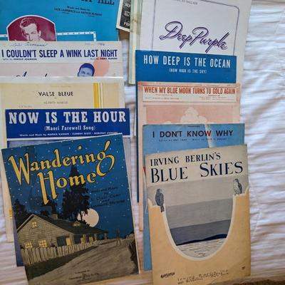 Early 1900's Music Sheets