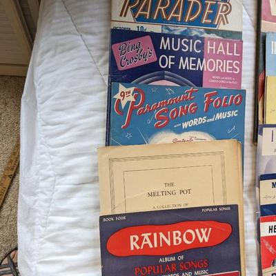 Early 1900's Music Sheets