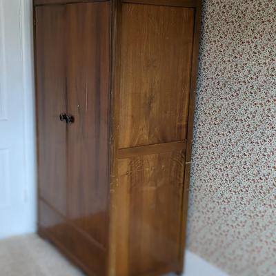 Vintage Cedar Lined Wardrobe
