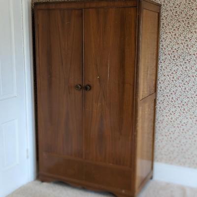 Vintage Cedar Lined Wardrobe