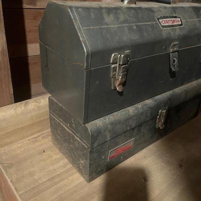 Craftsman & Master Mechanic Toolboxes With Tools (B-MG)