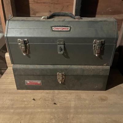 Craftsman & Master Mechanic Toolboxes With Tools (B-MG)