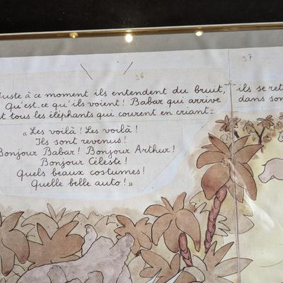 Vintage Artist Mock up Print by Jean de Brunhoff