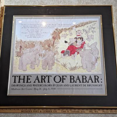 Vintage Artist Mock up Print by Jean de Brunhoff
