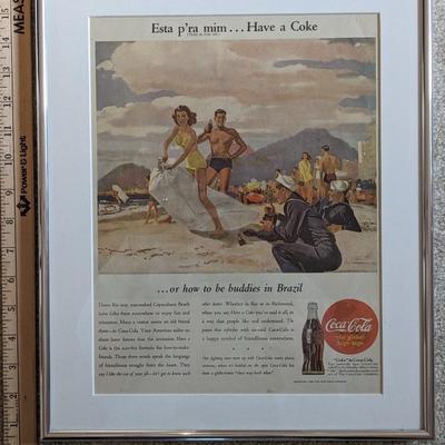 Authentic 1945 Coca-Cola Ad